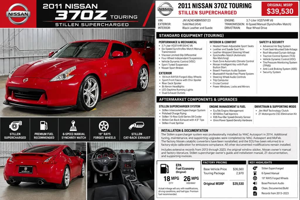 2011 Nissan 370Z Touring photo 1